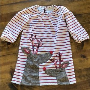 Mudpie Reindeer Dress Size 5T 🎄
